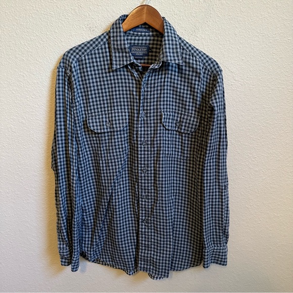 Pendleton Men’s Fairbanks Plaid Front Pocket Button Down Shirt - Picture 1 of 3